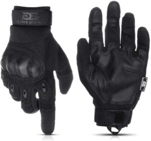 Glove Station The Combat Military Police Outdoor Sports Tactical Rubber Knuckle Gloves for Men